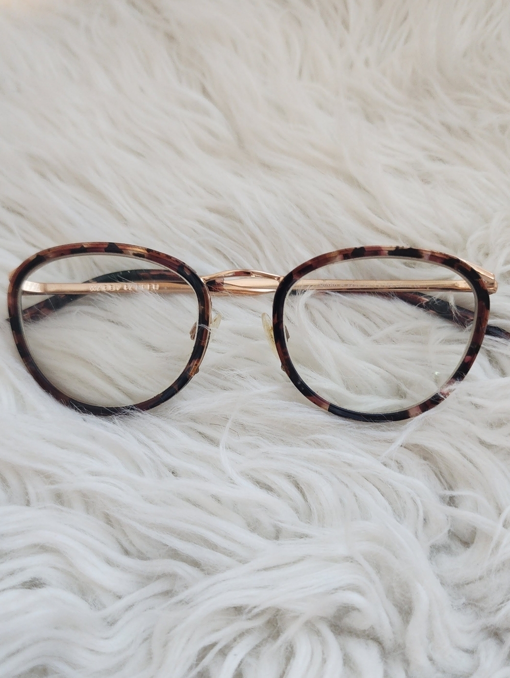 WARBY PARKER DINAH M RX GLASSES TURTOISE FRAME EXCELLENT SHAPE UNISEX